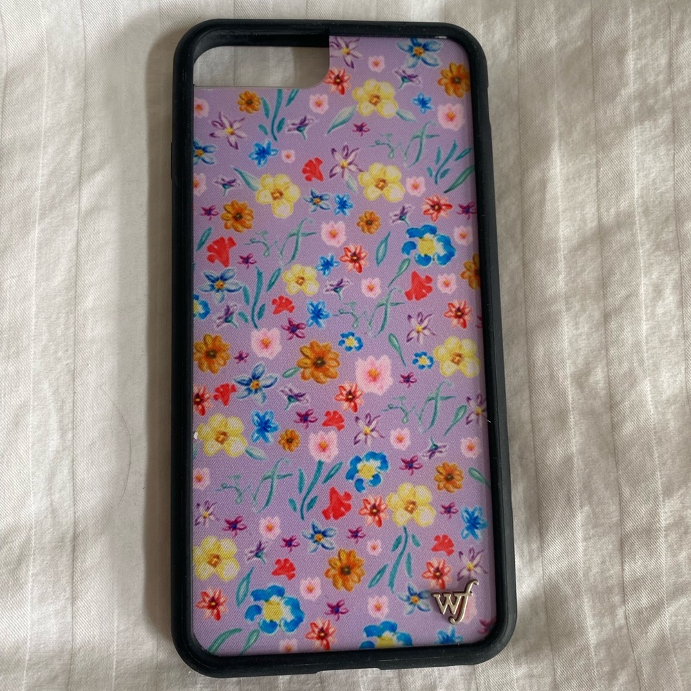 wildflower iphone 8+ 8 plus purple flower case